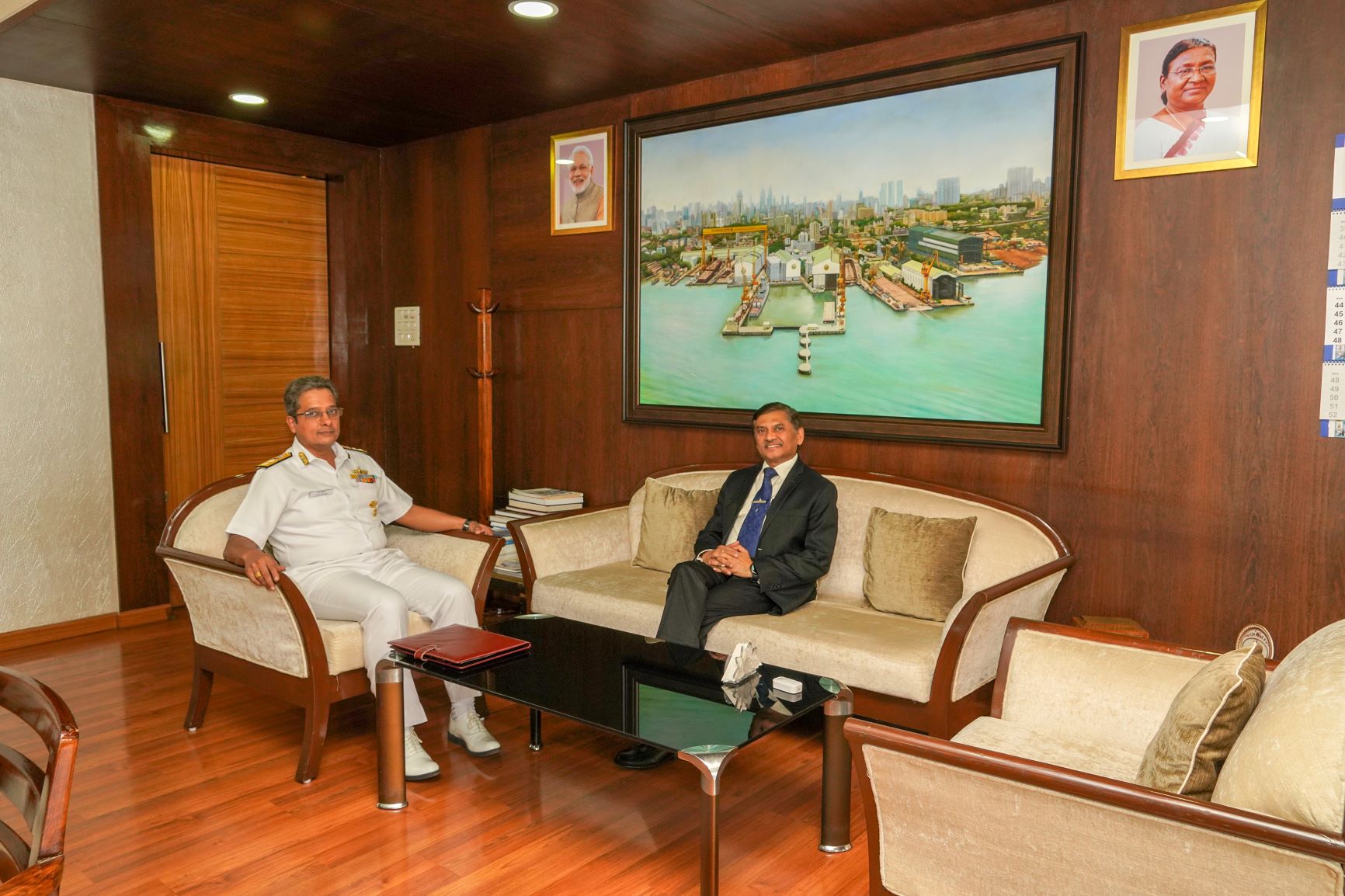 Delivery Of Second Destroyer Of P15B Class 'Mormugao' To Indian Navy -24th Nov 2022123 - Image 6